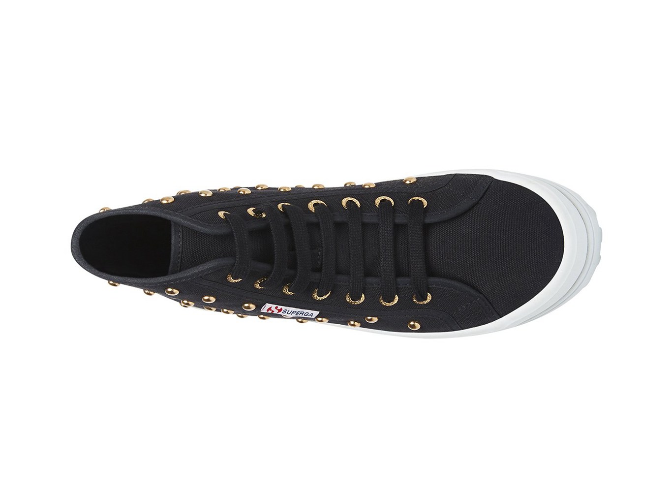 Botas Superga Mujer Negras - 2341 Alpina Studs - 082967TVX